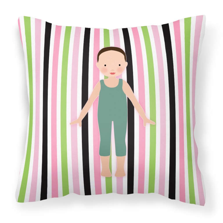 Dancer Bikatard Flex Hands Fabric Decorative Pillow - 18 x 3 x 18 in.