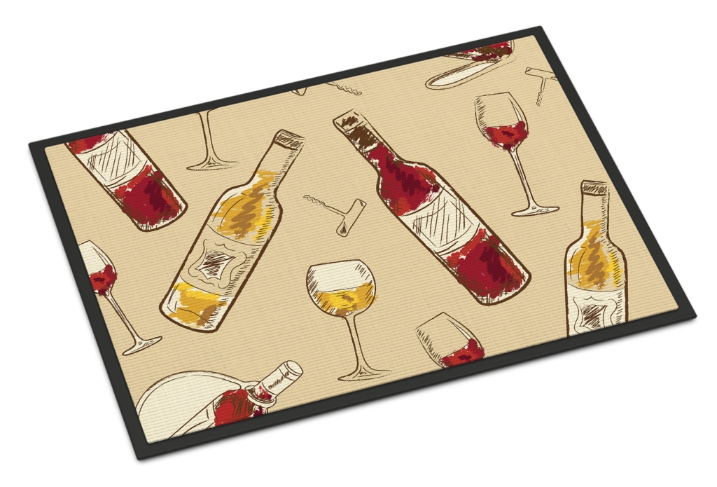 Red & White Wine Indoor or Outdoor Mat - 24 x 36 in.