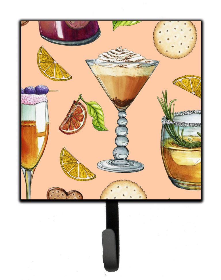 Drinks & Cocktails Peach Leash or Key Holder