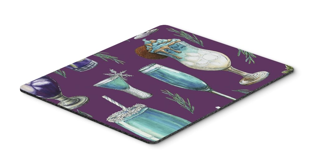 Drinks & Cocktails Purple Mouse Pad, Hot Pad or Trivet