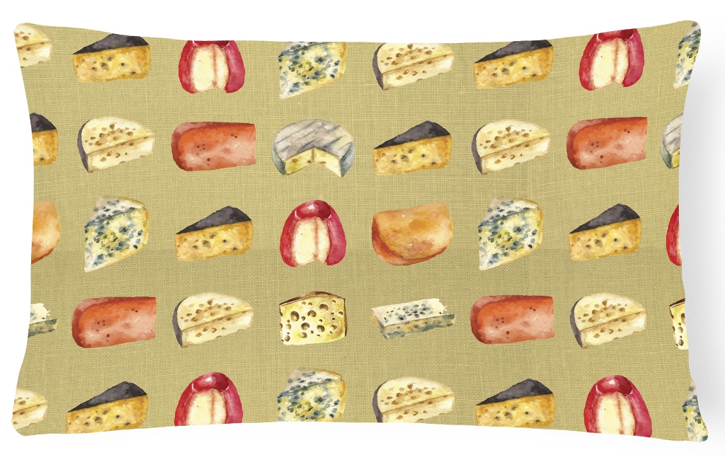 Cheeses Canvas Fabric Decorative Pillow