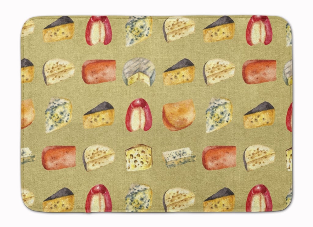 BB5199RUG Cheeses Machine Washable Memory Foam Mat