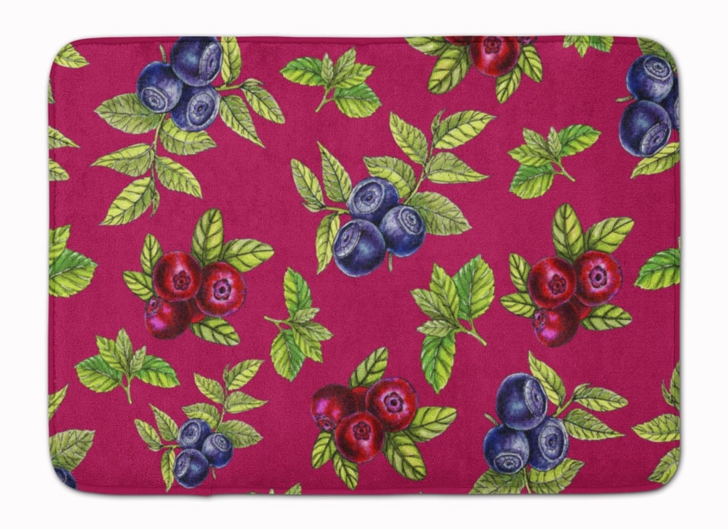 BB5209RUG Berries Machine Washable Memory Foam Mat