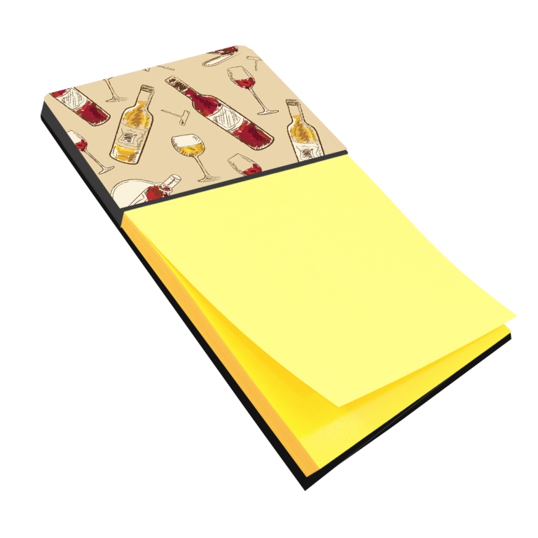 Red & White Wine Sticky Note Holder