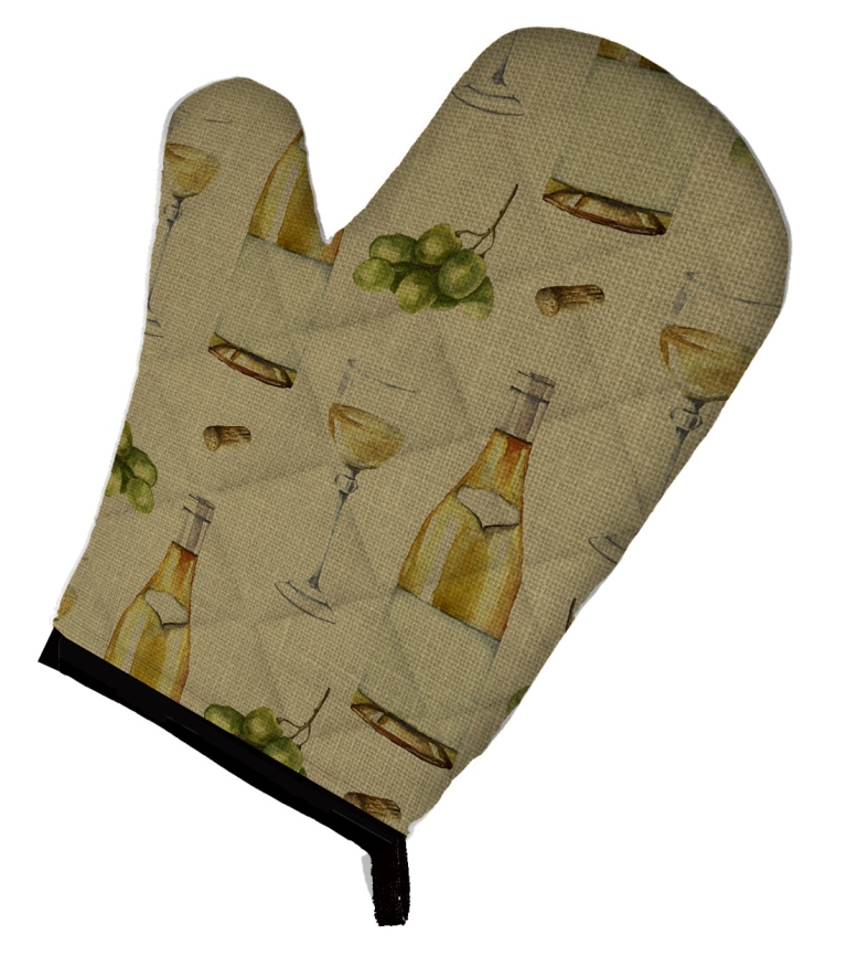 Picture of Carolines Treasures BB5194OVMT White Wine on Linen Oven Mitt
