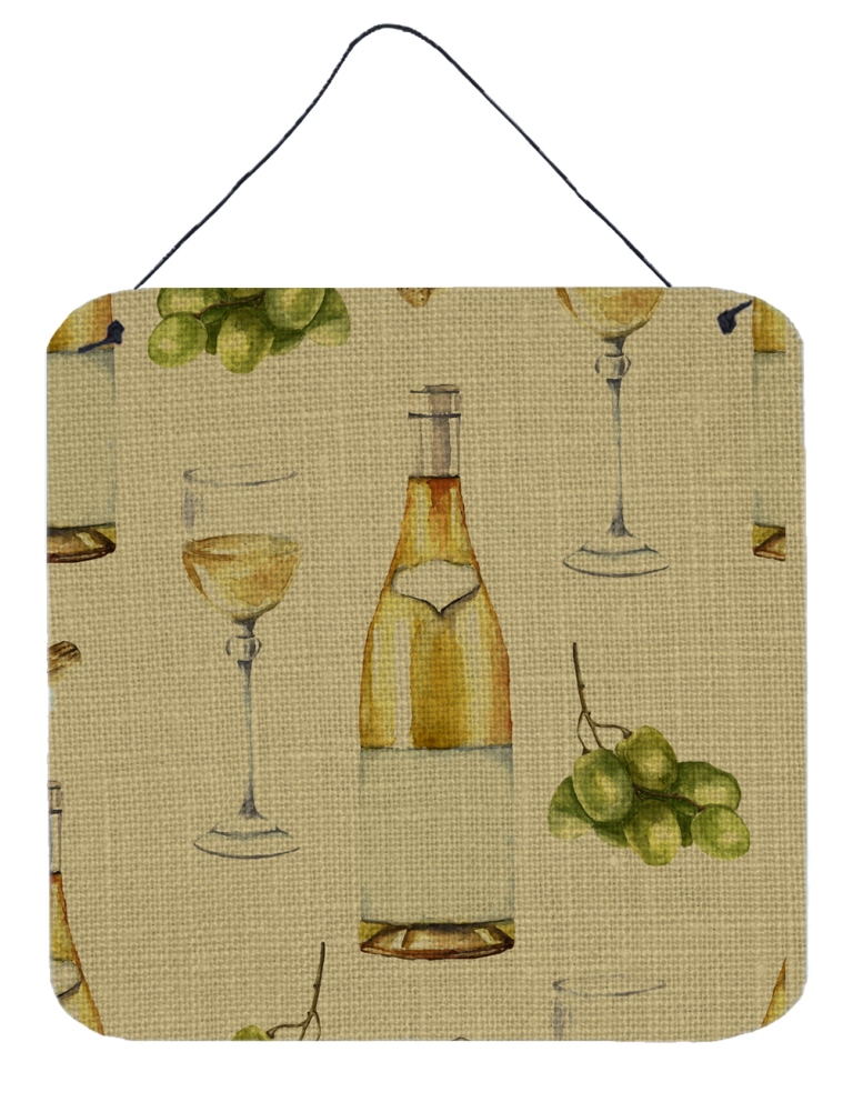 White Wine on Linen Wall or Door Hanging Prints