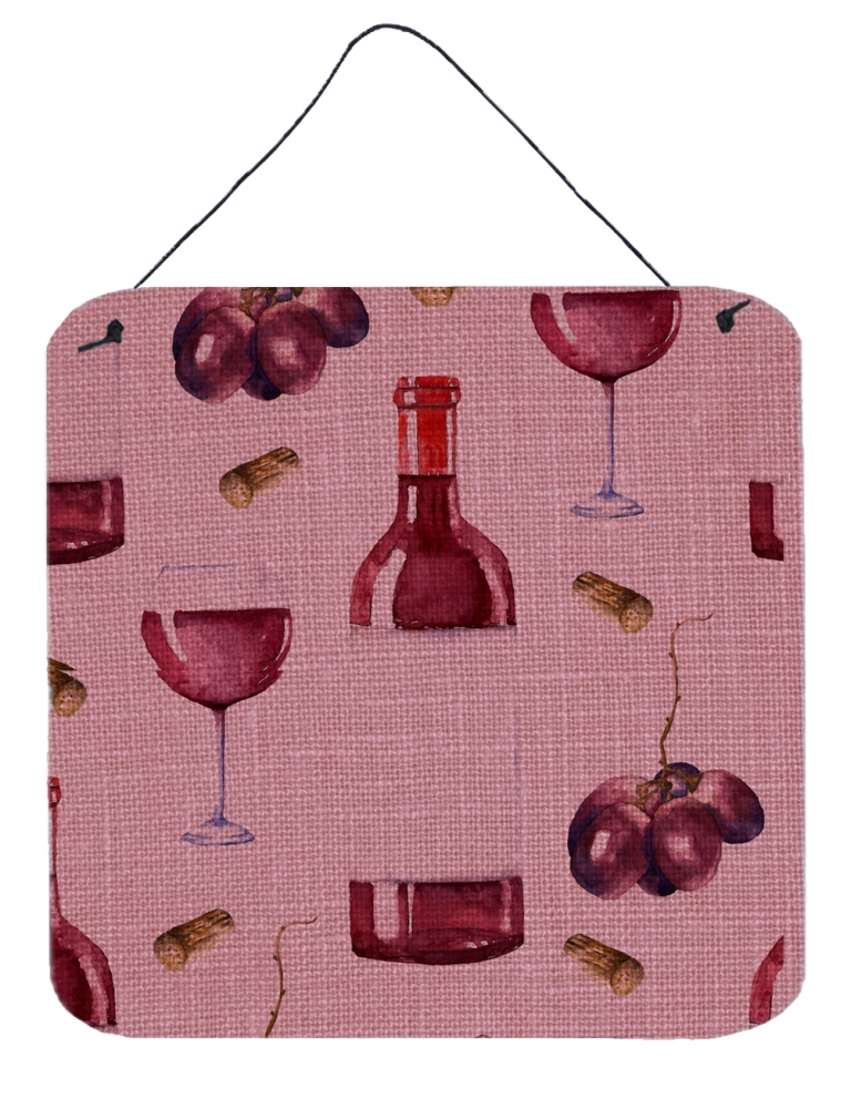 Red Wine on Linen Wall or Door Hanging Prints