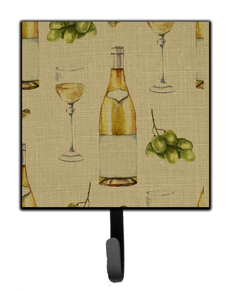 White Wine on Linen Leash or Key Holder