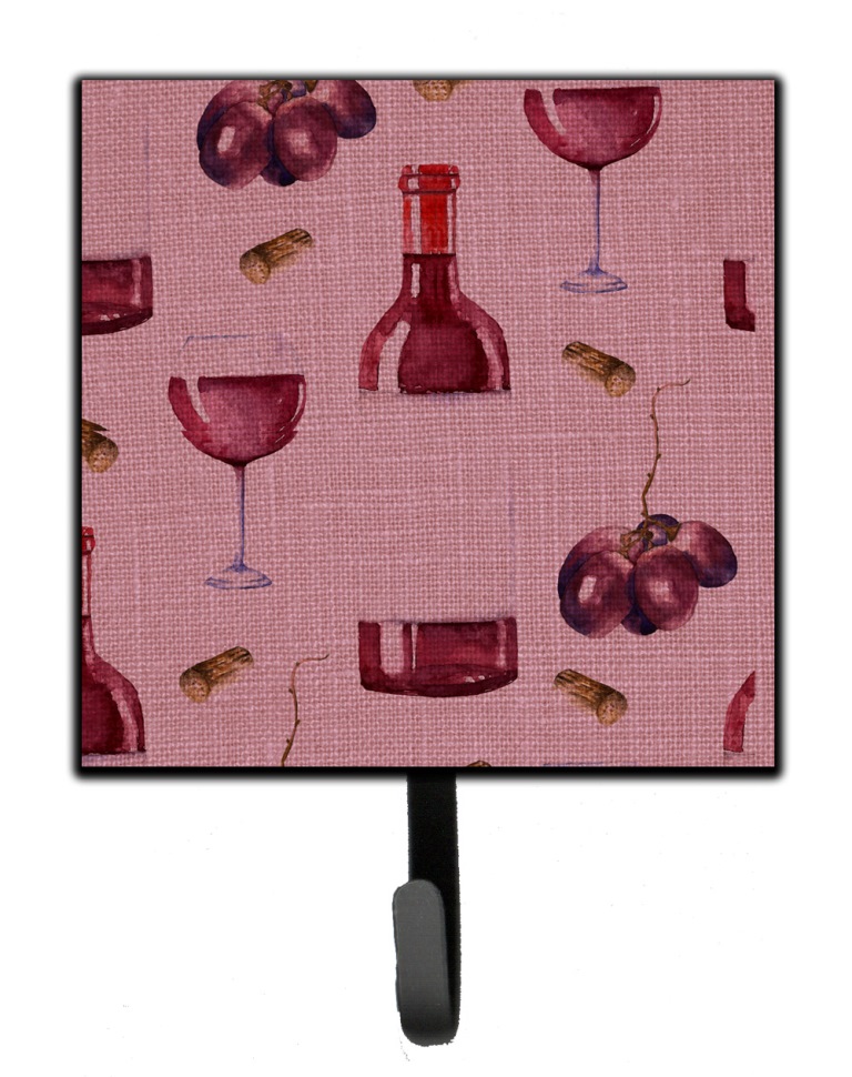 Red Wine on Linen Leash or Key Holder