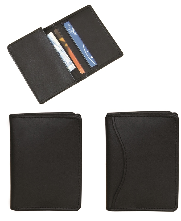 Picture of Debco BL3250 Bonded Leather Card Holder - Black 