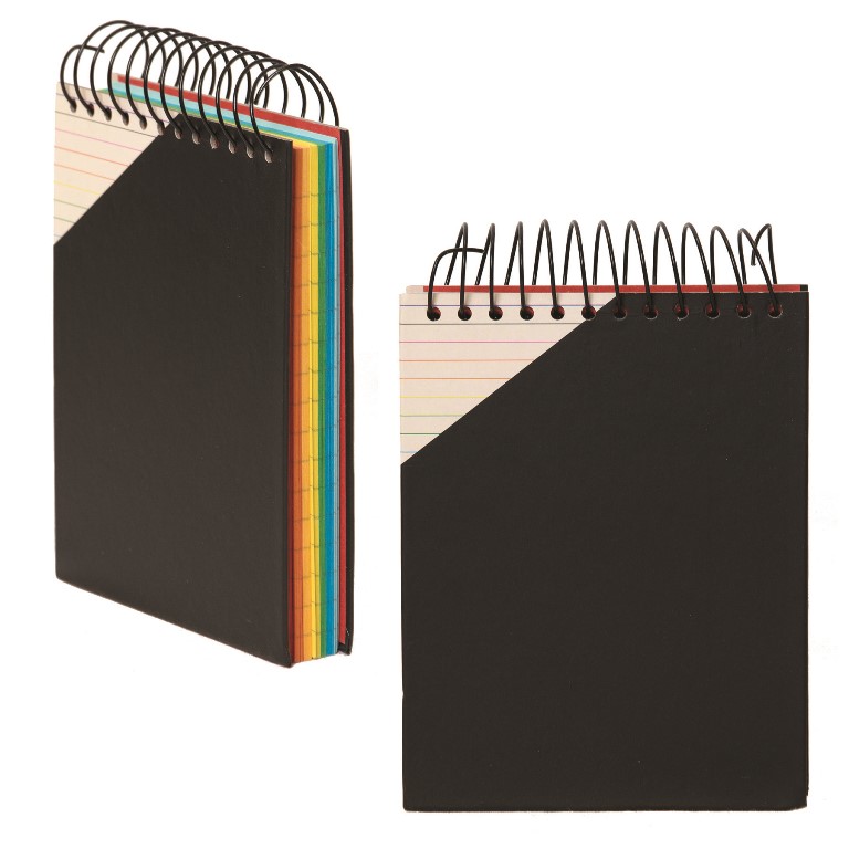 Cardboard Cover Spiral Post Graduate - Black