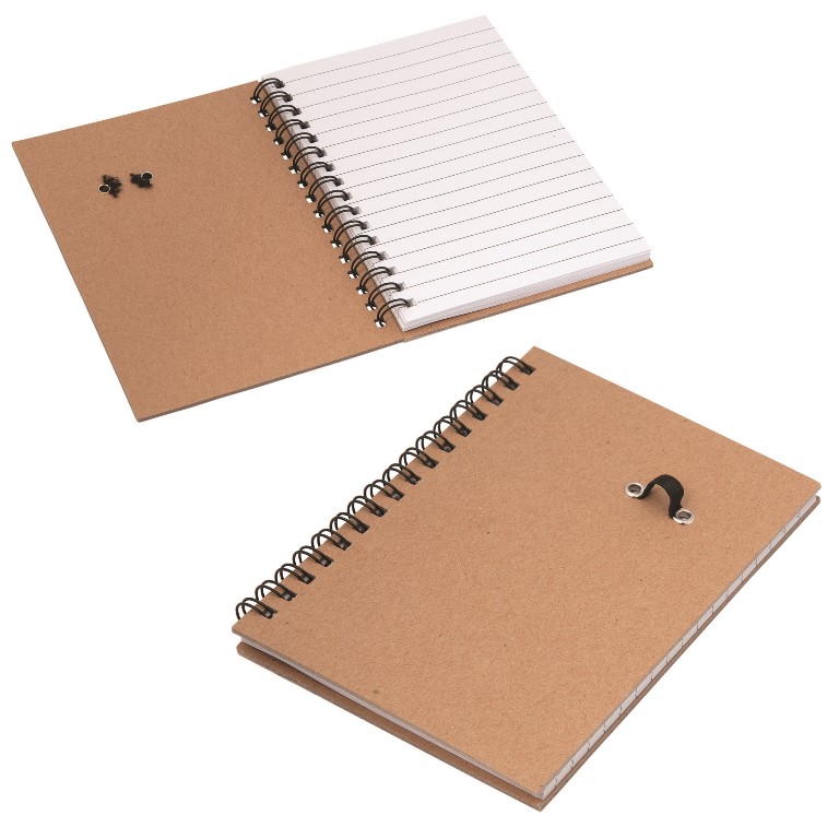 Kelowna Cardboard Notebook - Brown