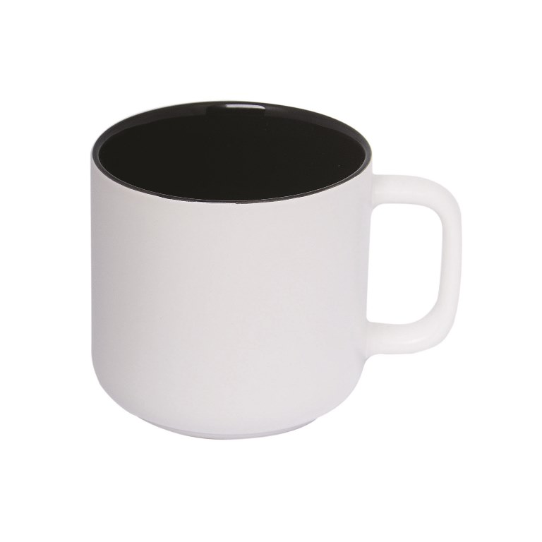 Picture of Debco CM9057 Bowery 400 ml 13.5 oz Stoneware Mug - Black 