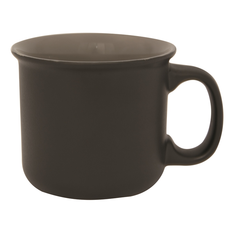 Picture of Debco CM9058 Parsumi Two Tone 416 ml 14 oz Stoneware Mug - Black / Grey 