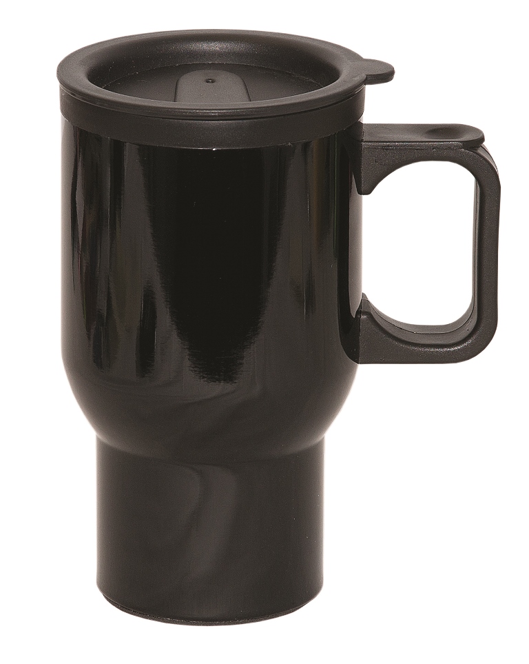 Picture of Debco DA5569 500 ml 17 oz Right on Travel Mug - Black 