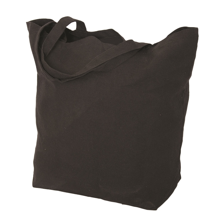 Picture of Debco E6001 Self Material Handles Tote Bag - Black 