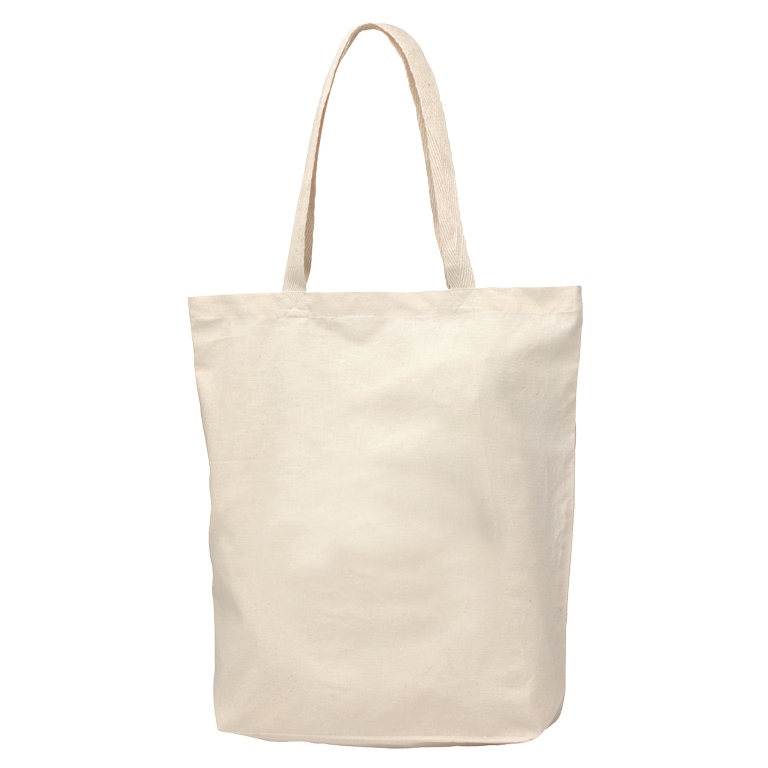 Picture of Debco E6065 Econo Cotton Tote Bag with Gusset - Natural 