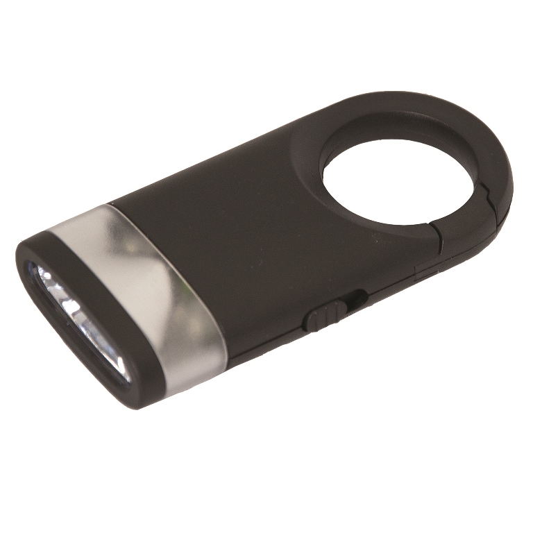 Picture of Debco FL8933 Locklight Carabineer LED Key Ring - Black 
