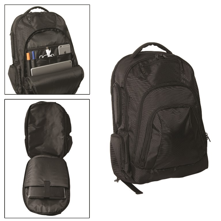 Picture of Debco JS6569 13.5 in. Jetsett Laptop Backpack Black 