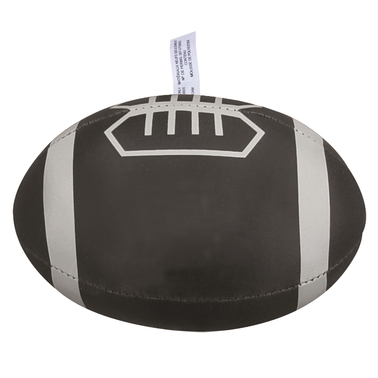 Picture of Debco M0153 Mini Football - Black with Grey Laces 
