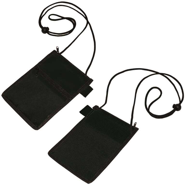 Non Woven Identification Holder / Wallet - Black