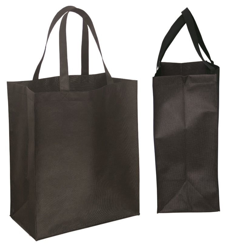 Non Woven Jumbo Grocery Tote - Black