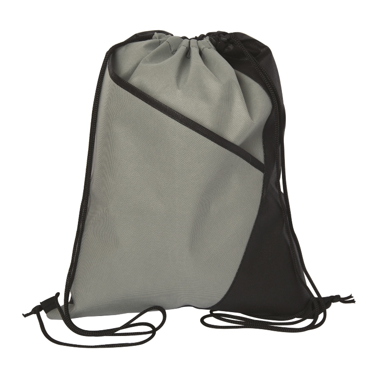 Welwyn Non Woven Drawstring Cinch - Grey