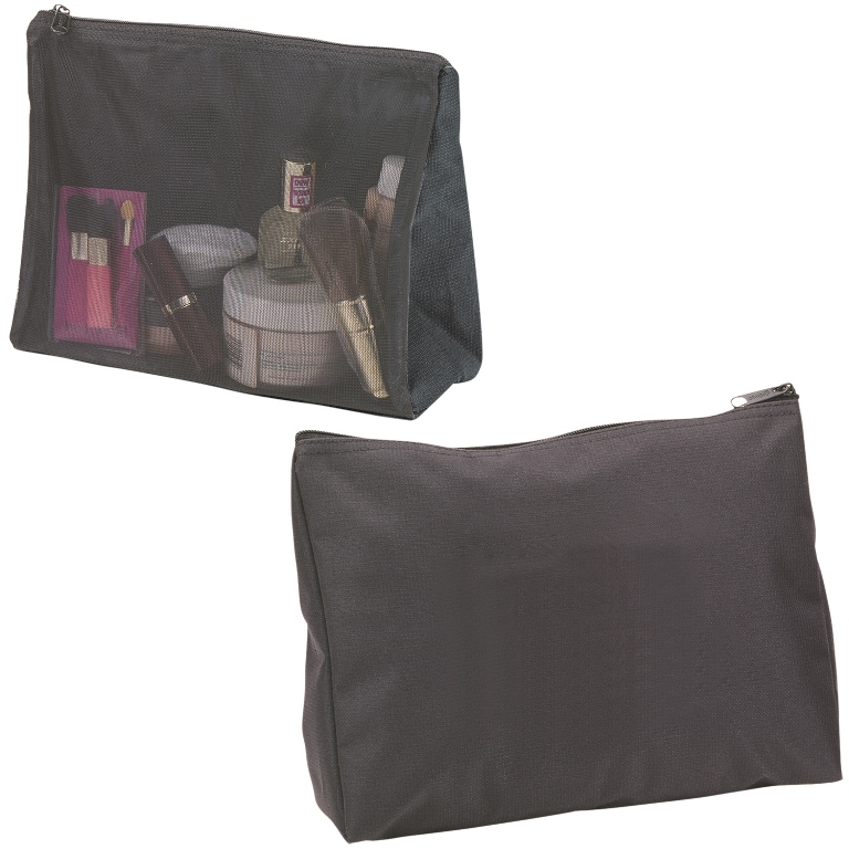 Picture of Debco P4222 Padded Back / Base Cosmetic Case - Black 