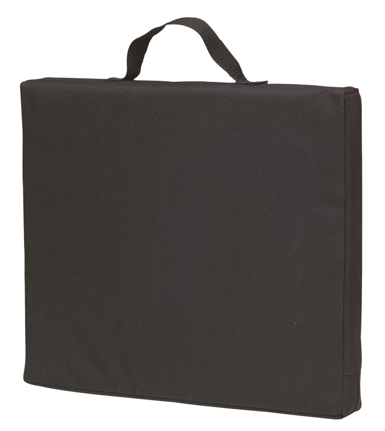 Top Webbed Grab Handle Seat Cushion - Black