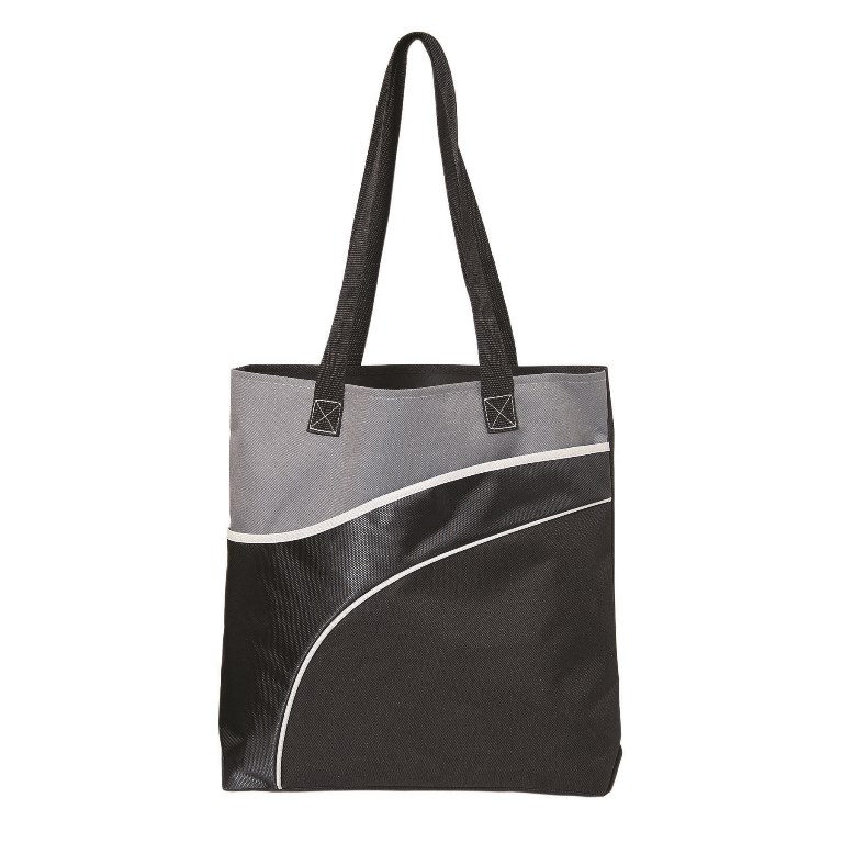 Picture of Debco TO6558 Vision Tote Bag Grey  Black 