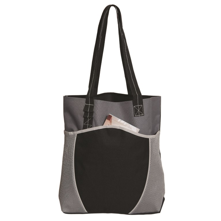 Picture of Debco TO8366 Majestic Tote Bag - Black / Grey 