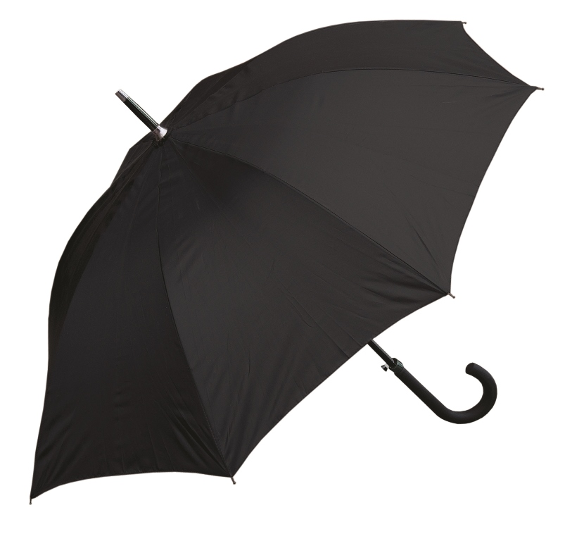 Picture of Debco UE517 Executive Umbrella with Curved Plastic Handle Black 