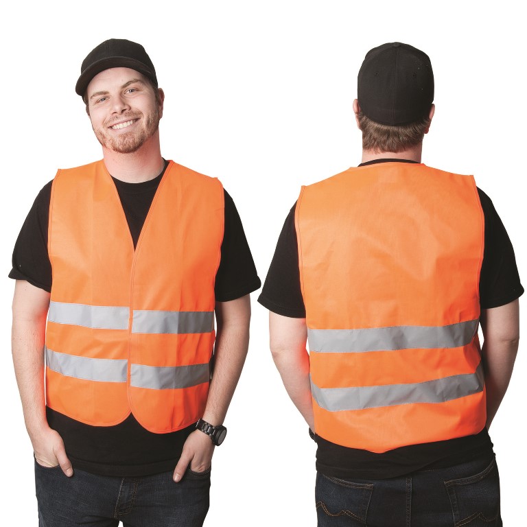 High-Viz Medium Safety Vest Reflective Orange