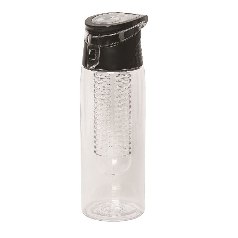 Picture of Debco WB9027 Selma Sipper 680 ml 23 oz Tritan Infuser Bottle - Black 