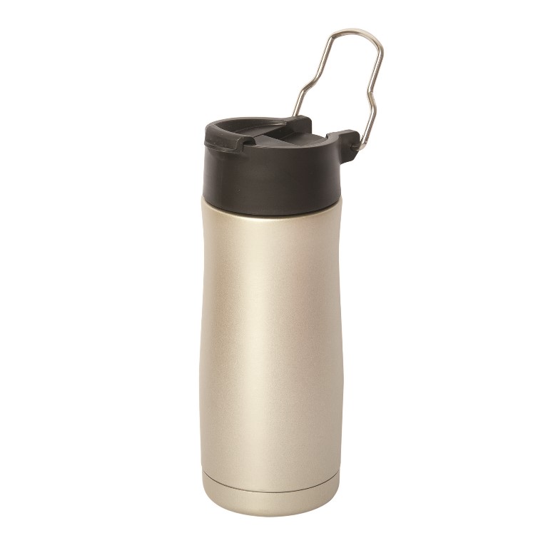 Picture of Debco WB9049 Celaeno 450 ml 15 oz Stainless Steel Bottle - Champagne 