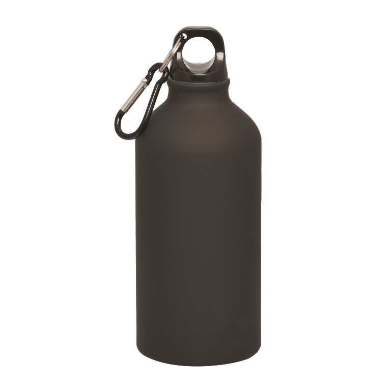 Picture of Debco WB9107 Duhrbray 500 ml 17 oz Matte Finish Aluminum Bottle - Black 