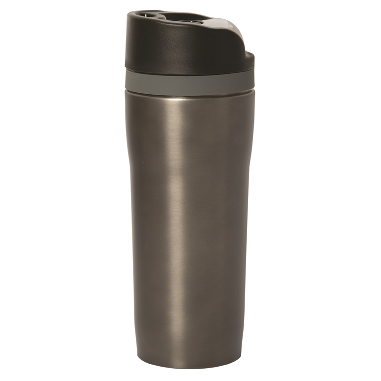 Picture of Debco WB9159 Lupen 400 ml 13.5 oz Travel Tumbler - Charcoal 
