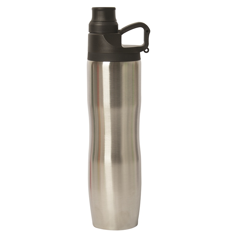 Picture of Debco WB9172 Marcote 591 ml 20 oz Stainless Steel Bottle - Black 