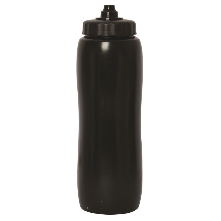 Picture of Debco WB9188 Valais 1000 ml 33 oz Squeeze Bottle - Black 