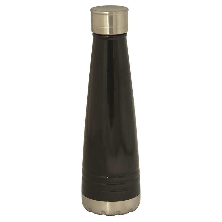 Picture of Debco WB9194 Fleurus 450 ml 15 oz Vacuum Bottle - Black 