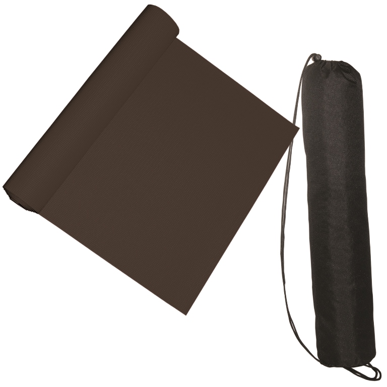 Picture of Debco YM4943 Yoga Mat - Black Mat / Black Carry Bag 
