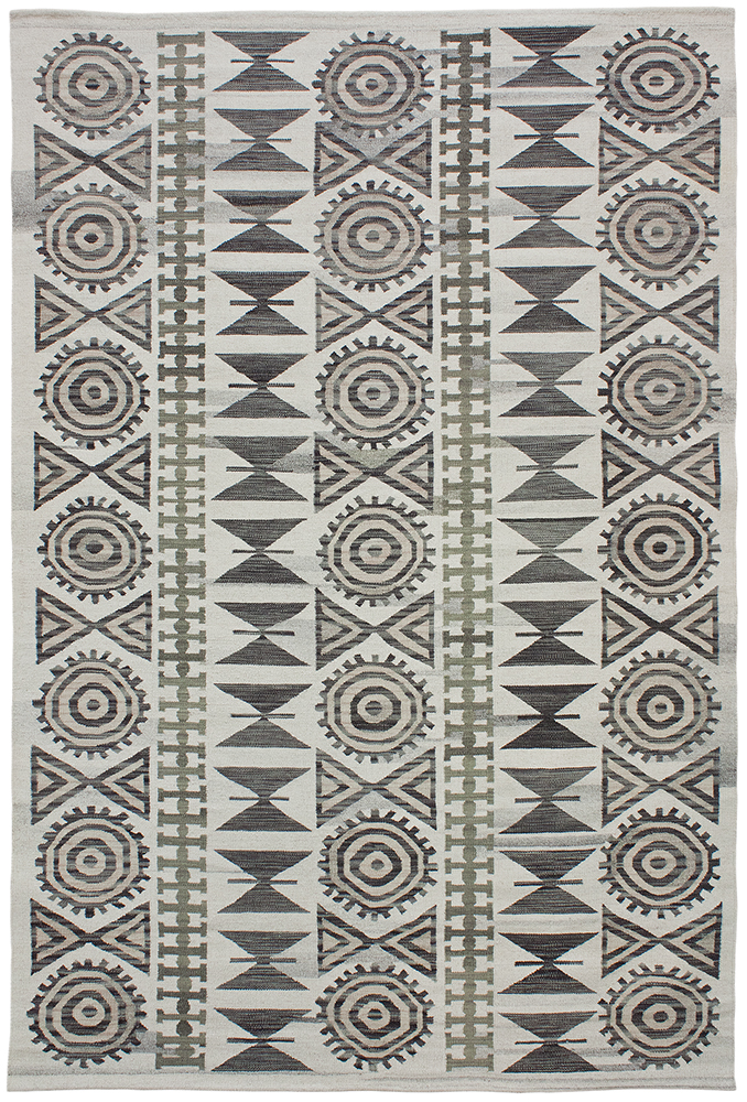 Picture of Due Process Stable Trading Flatweave Andalusian 2 Neutral Area Rug&#44; 8 x 10 ft.