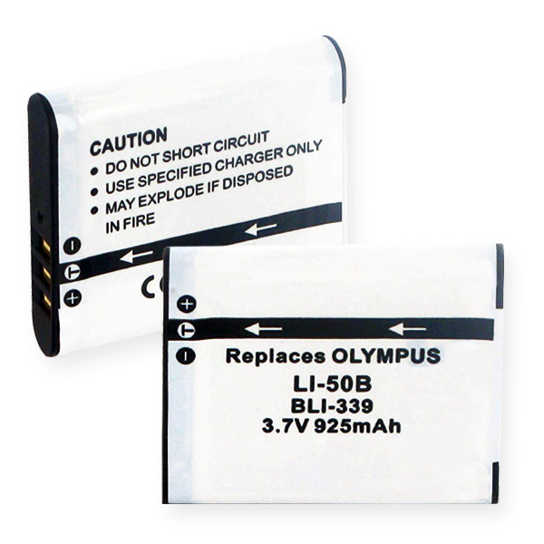 Picture of Empire BLI-339 3.7V Olympus Li50B Li-ion 925 mAh Battery - 3.42 watt