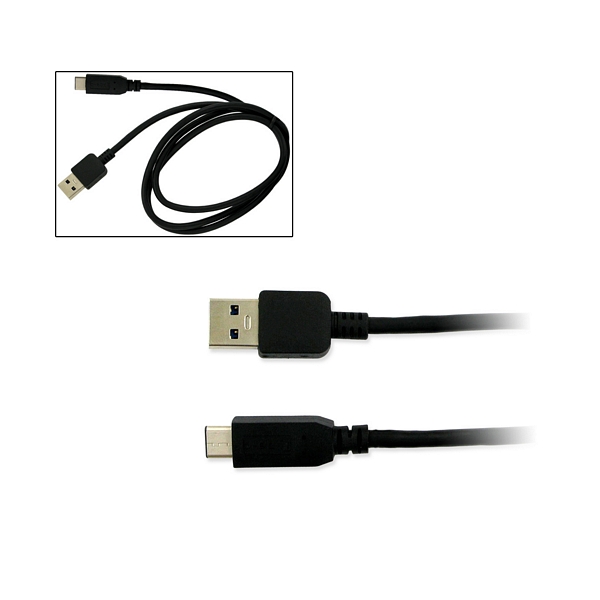 Picture of Empire USB-TYPEC-3B Type-C To USB-A Black 3 ft. Data Cable