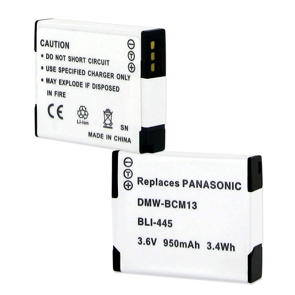 Picture of Empire BLI-445 Panasonic DMW-BCM13 3.6V 950 mAh Batteries - 3.42 watt