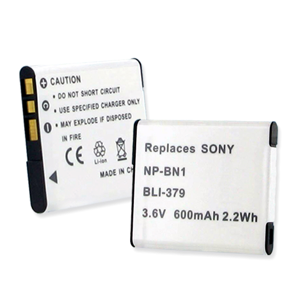 Picture of Empire BLI-379 Sony NP-BN1 3.6V 600 mAh Batteries - 2.16 watt