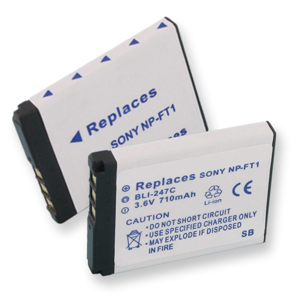 Picture of Empire BLI-247C Sony NP-FT1 Li-ion 3.6V 710 mAh Batteries - 2.56 watt