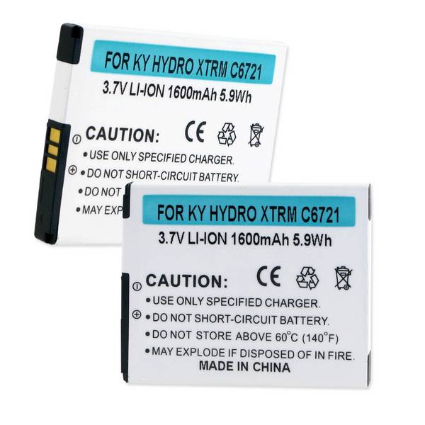 BLI-1337-1.6 Kyocera Hydro XTRM C6721 3.7V 1600 mAh Li-ion Battery - 5.92 watt