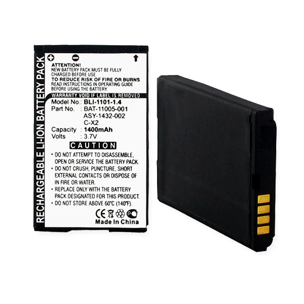 Picture of Empire BLI-1101-1.4 3.7V Blackberry 8800 Li-ion 1400 mAh Battery - 5.18 watt