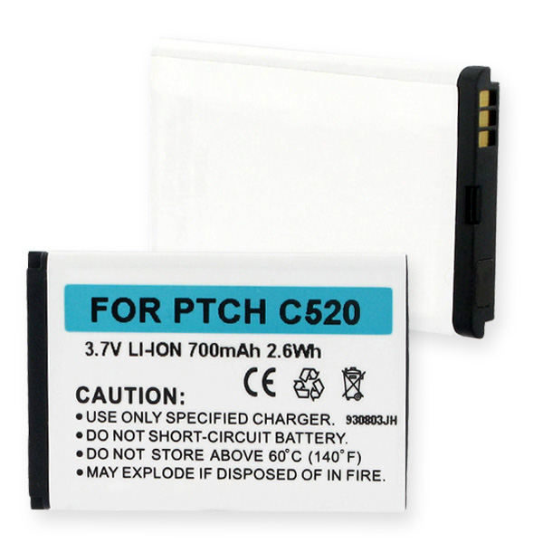 Picture of Empire BLI-1125-.7 3.7V Pantech C520 & Breeze Li-ion 700 mAh Battery - 2.59 watt